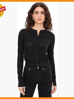 Everleigh Stitch Cardigan, Women's Solid Knit Sweater